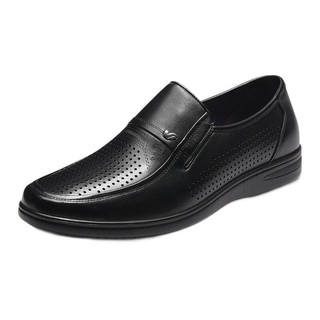 FYGUINIAO 富贵鸟 男士商务休闲鞋 E809077 黑色 40