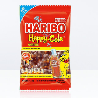 HARIBO 哈瑞宝 快力可乐 橡皮糖 可乐味 100g