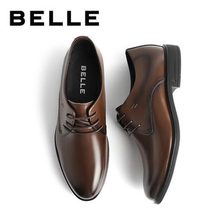 PLUS会员：BeLLE 百丽 男士商务正装皮鞋 7CQ11AM1