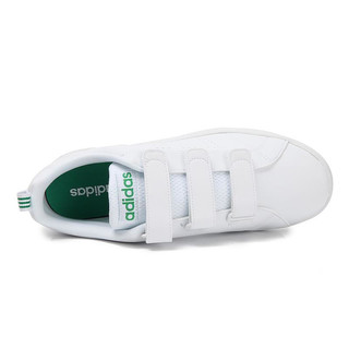 adidas NEO Vs Advantage Cl Cmf 中性休闲运动鞋 AW5210 白色/绿色 44