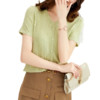 FLORID 女士V领针织衫 KNHF1221908 绿色 均码