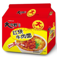 今麦郎 红烧牛肉面 5袋装 方便面