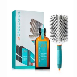 MOROCCANOIL 摩洛哥油 护发礼盒（精油100ml+平板气垫梳）