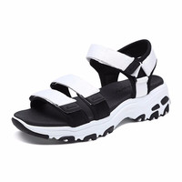 SKECHERS 斯凯奇 D'LITES系列 女子凉鞋 31514/WBK 白黑色 36