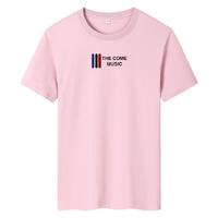 ROMON 罗蒙 男士圆领短袖T恤 1T141019 粉色 175