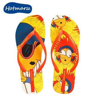 hotmarzz/黑玛人字拖居家外穿时尚夹脚拖鞋防滑海边游泳凉拖鞋