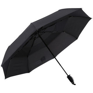 MAYDU 美度 M3115 8骨三折雨伞 黑色