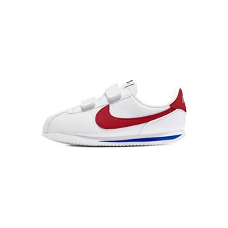 NIKE 耐克 CORTEZ BASIC SL (PSV) 儿童休闲运动鞋 904767-103 红白色 33.5码