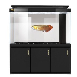 yee 意牌 大中型家用客厅龙鱼缸水族箱(免费安装) 带滤材 超白玻璃