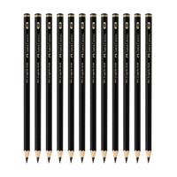 FABER-CASTELL 辉柏嘉 哑光素描铅笔 12支装