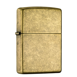 ZIPPO 之宝 经典系列 201FB 充油打火机 仿古黄铜