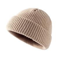简登 男女款毛线帽 JM8105 米色