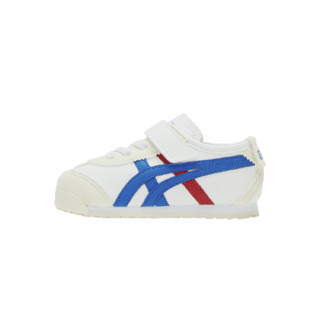 Onitsuka Tiger 鬼塚虎 MEXICO 66 TS 儿童休闲运动鞋 C6B5Y-0143 白色/湖蓝色 22.5码