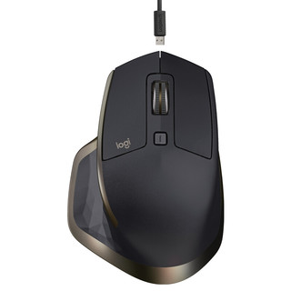 logitech 罗技 MX MASTER 2.4G蓝牙 双模无线鼠标 1600DPI 黑色