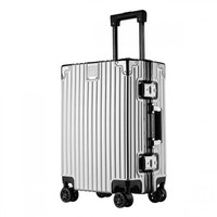 卡帝乐鳄鱼 ABS+PC材质 旅行拉杆箱 C48782001002 太空银 26寸