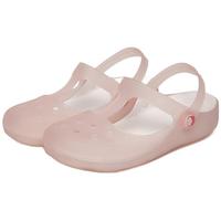 华美健步 女士低跟凉鞋 HM2136 浅粉色 38