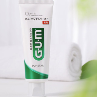 G·U·M康齿家 日本进口含氟牙膏口腔护理  强健牙龈 香草薄荷味120g