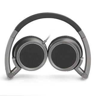 EDIFIER 漫步者 H690P 压耳式头戴式有线耳机 铁灰色 3.5mm