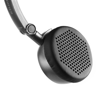 EDIFIER 漫步者 H690P 压耳式头戴式有线耳机 铁灰色 3.5mm