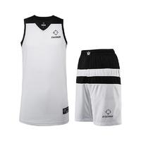 RIGORER 准者 ZZ1601116T 男童篮球服套装 纯正白纯正黑 160cm