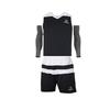 RIGORER 准者 ZZ1601116T 男童篮球服套装 纯正黑纯白色 120cm