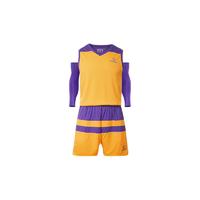 RIGORER 准者 ZZ1601116T 男童篮球服套装 黄色紫色 140cm