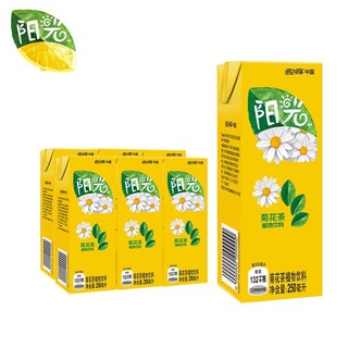 Fanta 芬达 可口可乐 Coca-Cola 阳光菊花茶 茶饮料 纸包250ml*6盒