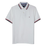 TOMMY HILFIGER 汤米·希尔费格 男士短袖POLO衫 C8378B2300 白色 L