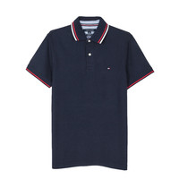 TOMMY HILFIGER 汤米·希尔费格 男士短袖POLO衫 C8378B2300 藏蓝色 L
