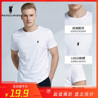WH POLO SPORTS   WH52TS00 水柔棉圆领T恤