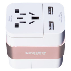 Schneider Electric 施耐德电气 TR94020UR_PK_C1 旅行插座 (4位)