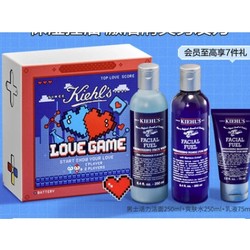 Kiehl's 科颜氏 男士保湿三件套 （洁面250ml+爽肤水250ml+乳液75ml+赠金盏花水40ml*2+白泥14ml*2+果冻霜14ml*2）