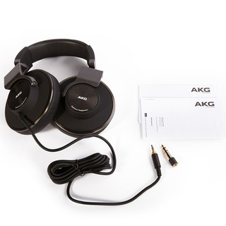 AKG 爱科技 K550 耳罩式头戴式降噪有线耳机 黑色 3.5mm