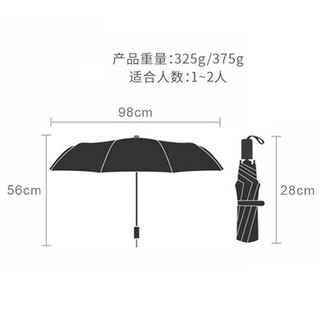 惠寻 京东自有品牌 自动开收防紫外线晴雨伞 破损包补 粉色