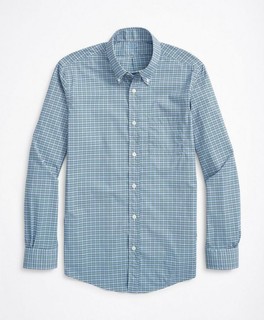 Stretch Regent Regular-Fit Button-Down-Collar Performance Shirt