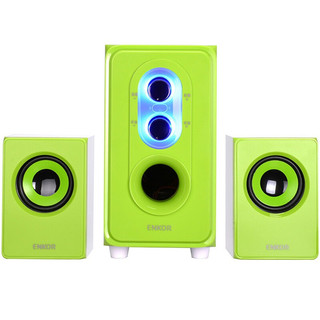 enkor 恩科 E50 2.1声道 家用 多媒体音箱 绿色