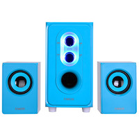 enkor 恩科 E50 2.1声道 家用 多媒体音箱 蓝色