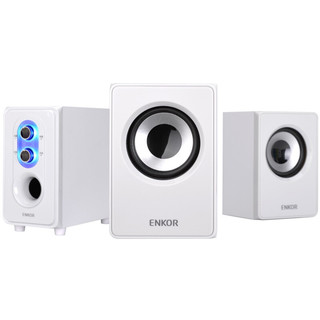 enkor 恩科 E50 2.1声道 家用 多媒体音箱 灰色