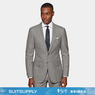 SUITSUPPLY-Lazio浅灰色热带羊毛男士西装套装