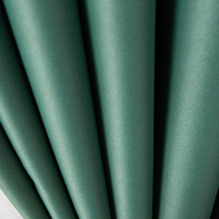 朵颐 麦加MO 遮阳隔热窗帘 墨绿色 1.3*1.8m 打孔款