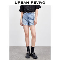 URBAN REVIVO 女士牛仔短裤 WV28SBQE2001
