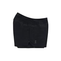 On 昂跑 5 Running Shorts 女子运动短裤 Black黑色 S