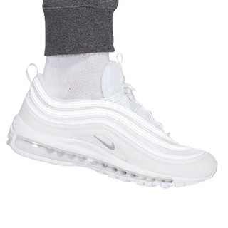 NIKE 耐克 Air Max 97 男子跑鞋 921826-101 白色/狼灰/黑 41