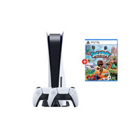 SONY 索尼 PlayStation 5 国行光驱版 游戏机 825GB 白黑色 +《麻布仔大冒险》主机游戏套装