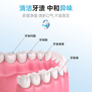 TNTLAB 益生菌漱口水 除口臭口气去异味深层清洁黄牙渍牙垢结石头口腔护理清新便携旅行装男女可用 青柠莫吉托3条装