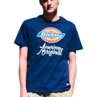 Dickies 帝客 男女款圆领短袖T恤 DK007087 深藏青色 XXL