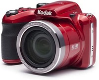 Kodak 柯达 PIXPRO Astro Zoom AZ421-RD 16MP 数码相机,带 42X 光学变焦和 3 英寸 LCD 屏幕(红色)