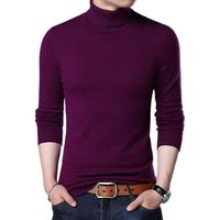 KIN DON 金盾 男士高领羊毛衫 QT2020-1-J6503 紫兰 170