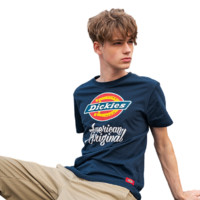 Dickies 帝客 男女款圆领短袖T恤 DK007087 深海军蓝 XXL