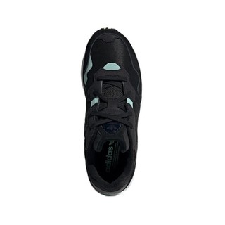 adidas ORIGINALS Yung-96 中性休闲运动鞋 BD8042 黑色/碳黑/清澈薄荷绿 41